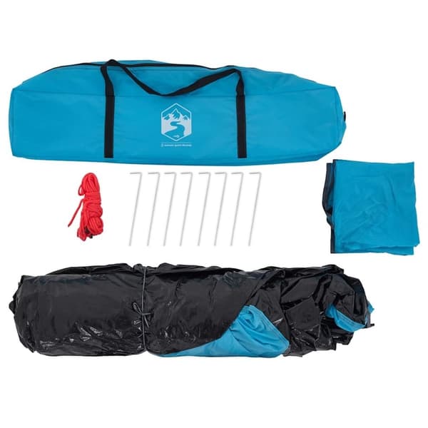 vidaXL 4-personers campingtelt quick-release blå