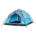 Miniatyrbilde 4 av 11: vidaXL Kuppeltelt for camping 4 personer blå hurtigutløser
