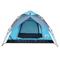 Miniatyrbilde 7 av 11: vidaXL Kuppeltelt for camping 4 personer blå hurtigutløser