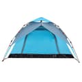 Miniatyrbilde 8 av 11: vidaXL Kuppeltelt for camping 4 personer blå hurtigutløser