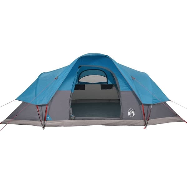vidaXL Kuppeltelt for camping 9 personer blå vanntett
