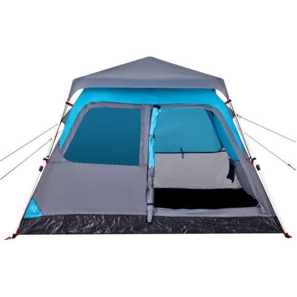vidaXL 4-personers campingtelt quick-release blå