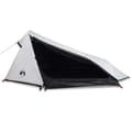 Miniatyrbilde 4 av 11: vidaXL Tunneltelt for camping 1 person hvit blendingsstoff vanntett