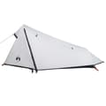 Miniatyrbilde 5 av 11: vidaXL Tunneltelt for camping 1 person hvit blendingsstoff vanntett