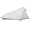 Miniatyrbilde 8 av 11: vidaXL Tunneltelt for camping 1 person hvit blendingsstoff vanntett