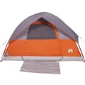 Miniatyrbilde 8 av 11: vidaXL Kuppeltelt for camping 3 personer oransje vanntett