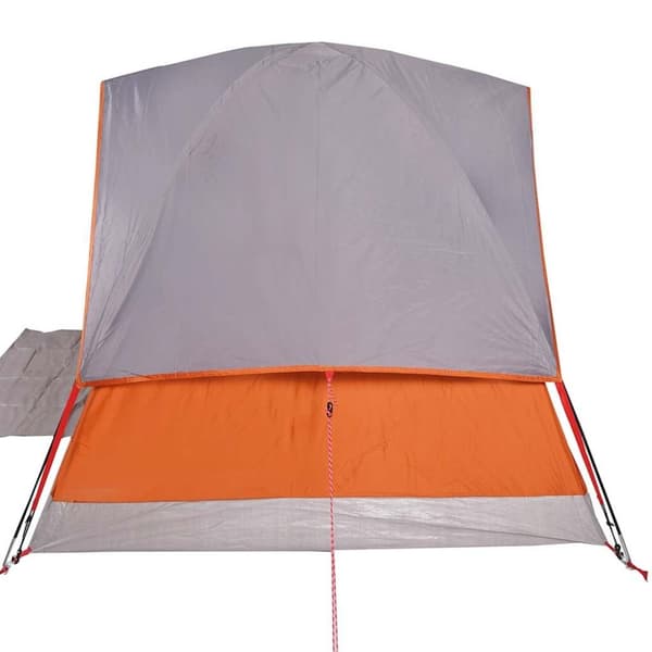 vidaXL Kuppeltelt for camping 3 personer oransje vanntett