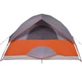Miniatyrbilde 10 av 11: vidaXL Kuppeltelt for camping 3 personer oransje vanntett