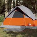 Miniatyrbilde 1 av 11: vidaXL Kuppeltelt for camping 3 personer oransje vanntett
