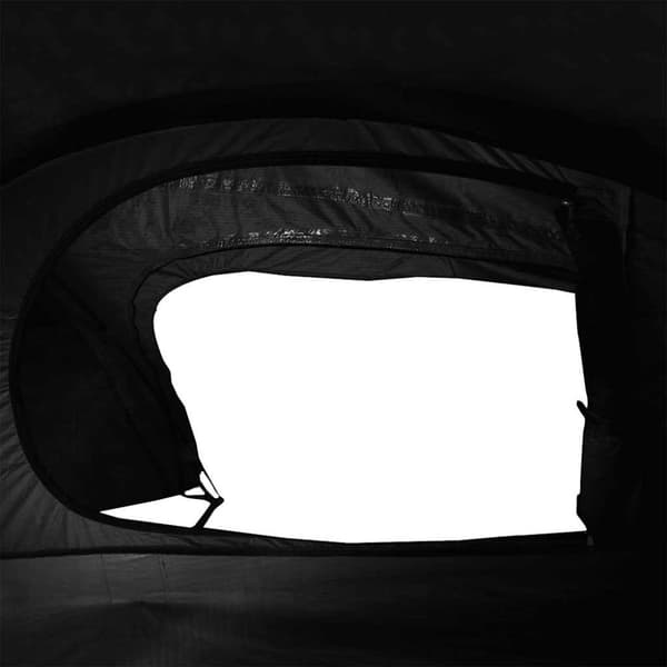 vidaXL Kuppeltelt for camping 1 person hvit blendingsstoff vanntett
