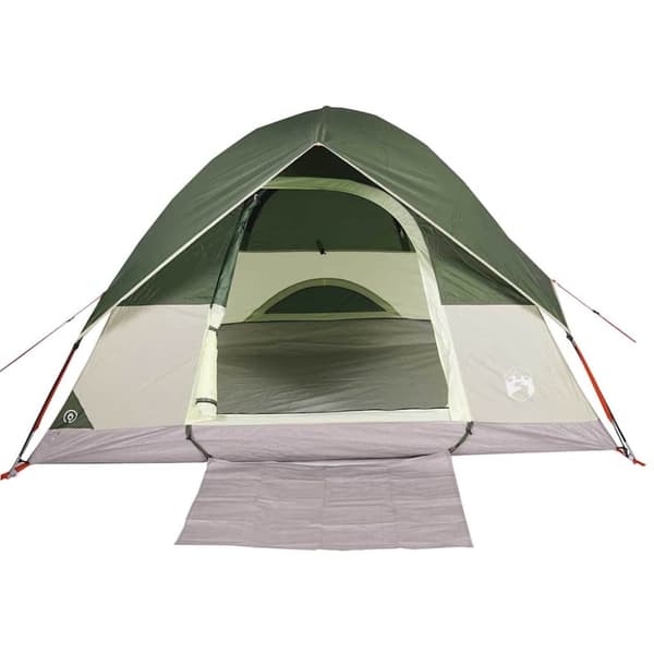 vidaXL Kuppeltelt for camping 3 personer grønn vanntett