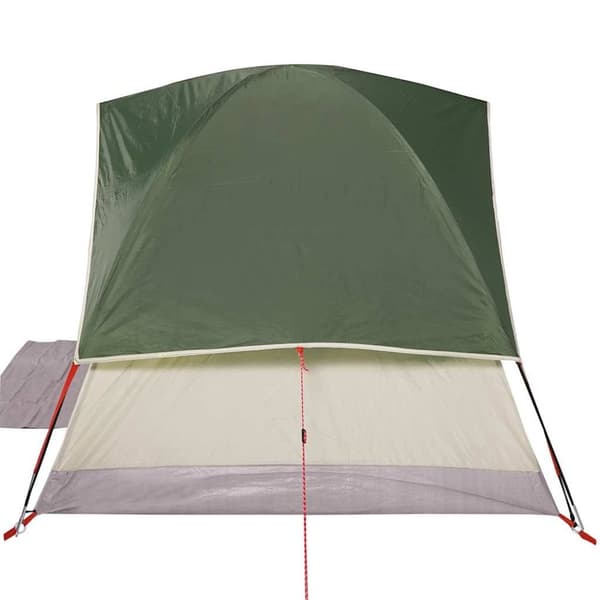 vidaXL Kuppeltelt for camping 3 personer grønn vanntett