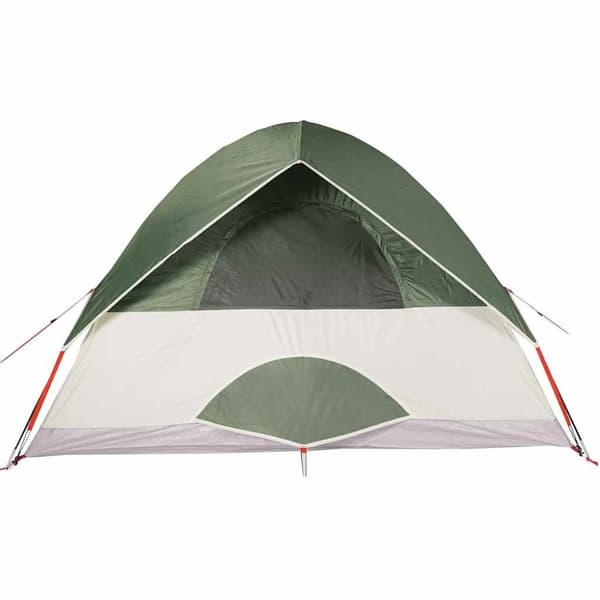 vidaXL Kuppeltelt for camping 3 personer grønn vanntett