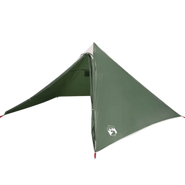 vidaXL Familjetält tipi 7 personer grön vattentätt