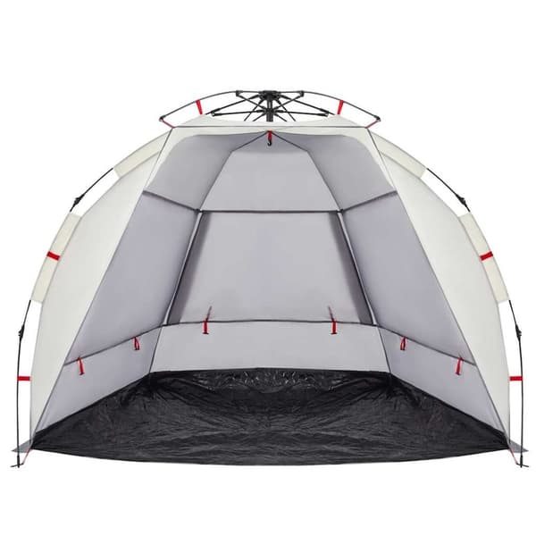 vidaXL 2-personers campingtelt vandtæt quick-release grå