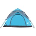 Miniatyrbilde 6 av 11: vidaXL Campingtelt 3 personer blå hurtigutløser