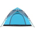Miniatyrbilde 7 av 11: vidaXL Campingtelt 3 personer blå hurtigutløser
