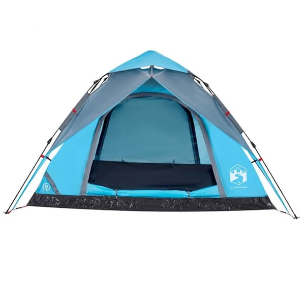vidaXL 5-personers campingtelt kuppel quick-release blå