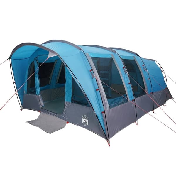 vidaXL Tunneltelt for camping 8 personer blå vanntett