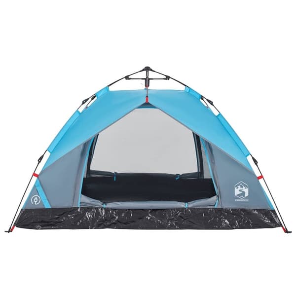 vidaXL 2-personers campingtelt kuppel quick-release blå