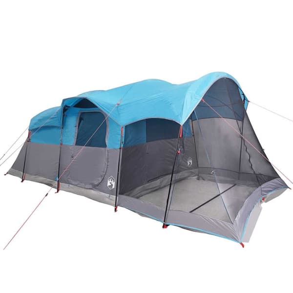 vidaXL 8-personers campingtelt vandtæt blå