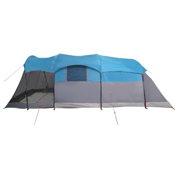 vidaXL 8-personers campingtelt vandtæt blå