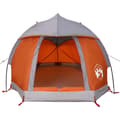 Miniatyrbilde 7 av 11: vidaXL Campingtelt 1 person grå og oransje vanntett