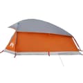 Miniatyrbilde 8 av 11: vidaXL Campingtelt 1 person grå og oransje vanntett