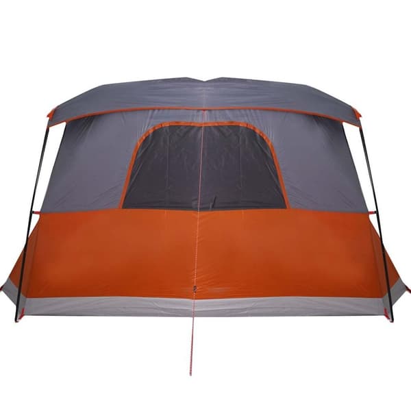 vidaXL Campingtelt med veranda 4 personer oransje vanntett