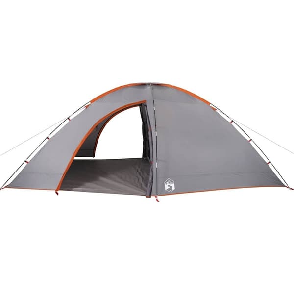 vidaXL Tunneltelt for camping 8 personer oransje vanntett