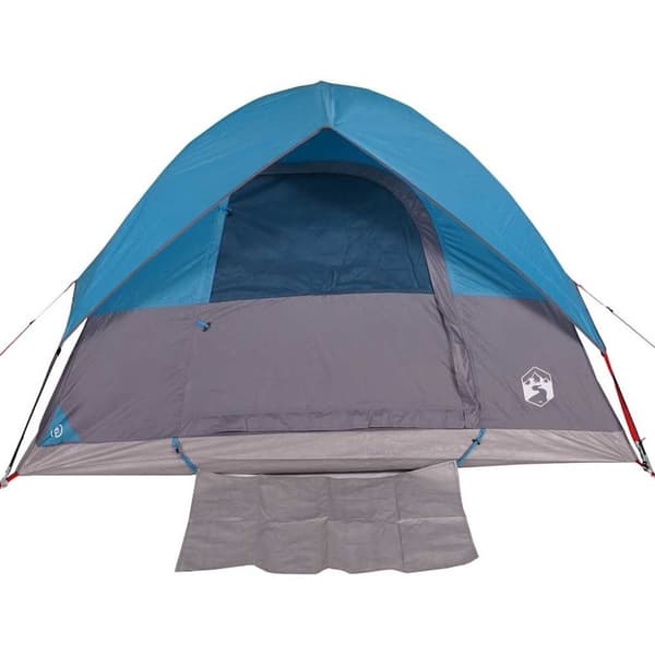 vidaXL Kuppeltelt for camping 3 personer blå vanntett