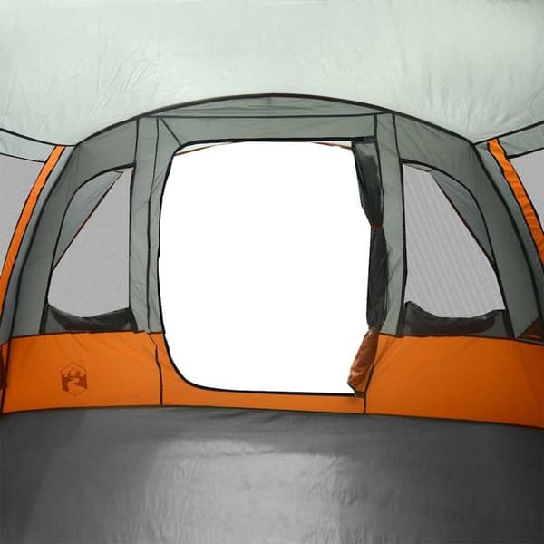vidaXL Perheteltta tunneli 8 henkilölle harmaa vedenpitävä