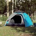 Miniatyrbilde 3 av 11: vidaXL Kuppeltelt for camping 4 personer blå hurtigutløser
