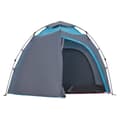 Miniatyrbilde 7 av 11: vidaXL Kuppeltelt for camping 4 personer blå hurtigutløser