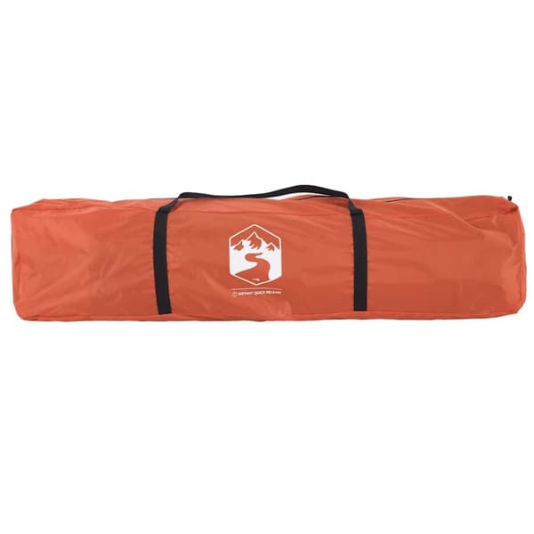 vidaXL 4-personers campingtelt quick-release grå og orange