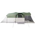 Miniatyrbilde 7 av 11: vidaXL Tunneltelt for camping 8 personer grønn vanntett