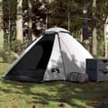 Miniatyrbilde 1 av 11: vidaXL Kuppeltelt for camping 4 personer hvit blendingsstoff vanntett