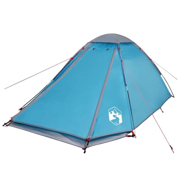 vidaXL 4-personers campingtelt vandtæt blå