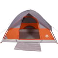 Miniatyrbilde 8 av 11: vidaXL Kuppeltelt for camping 4 personer oransje vanntett