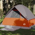 Miniatyrbilde 1 av 11: vidaXL Kuppeltelt for camping 4 personer oransje vanntett