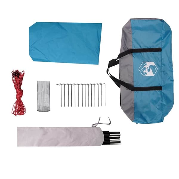 vidaXL tarp 460x305x210 cm vandtæt blå