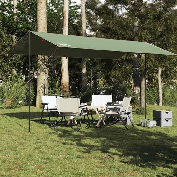 vidaXL Retkipressu vihreä 500x294 cm vedenpitävä
