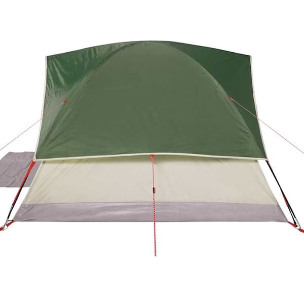 vidaXL Kuppeltelt for camping 6 personer grønn vanntett