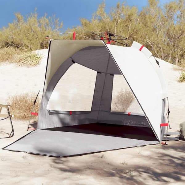 vidaXL 2-personers campingtelt vandtæt quick-release grå
