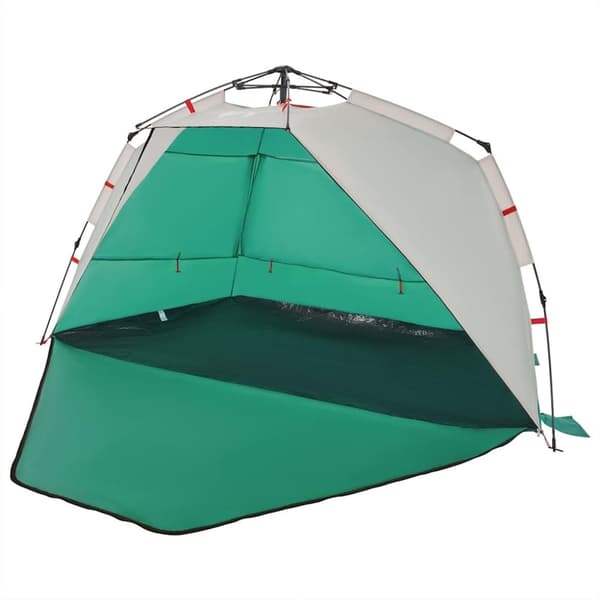 vidaXL 3-personers campingtelt vandtæt quick-release grøn