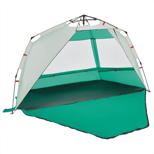 vidaXL 3-personers campingtelt vandtæt quick-release grøn
