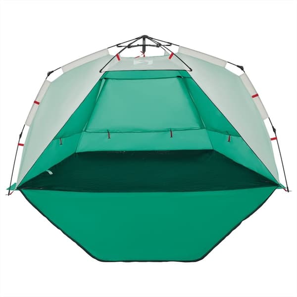 vidaXL 3-personers campingtelt vandtæt quick-release grøn