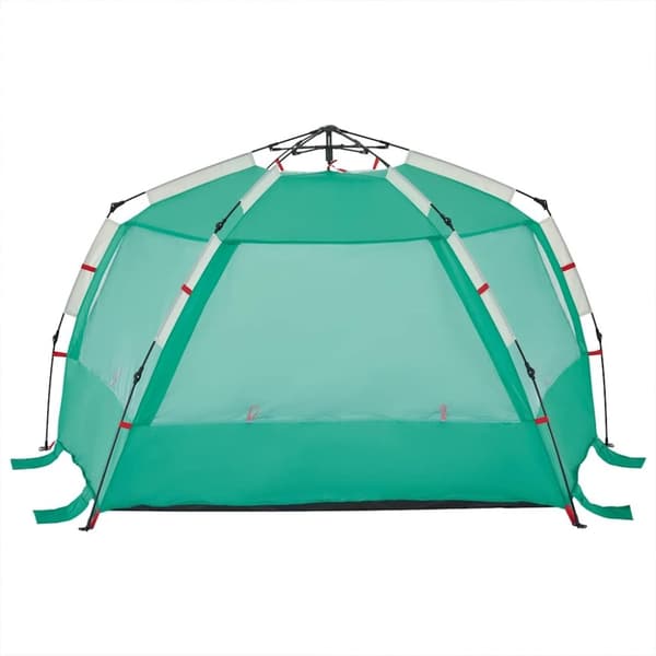 vidaXL 3-personers campingtelt vandtæt quick-release grøn
