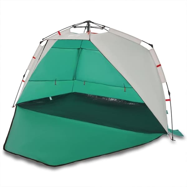 vidaXL 3-personers campingtelt vandtæt quick-release grøn