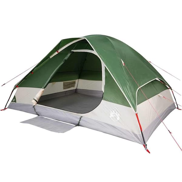 vidaXL Kuppeltelt for camping 6 personer grønn vanntett